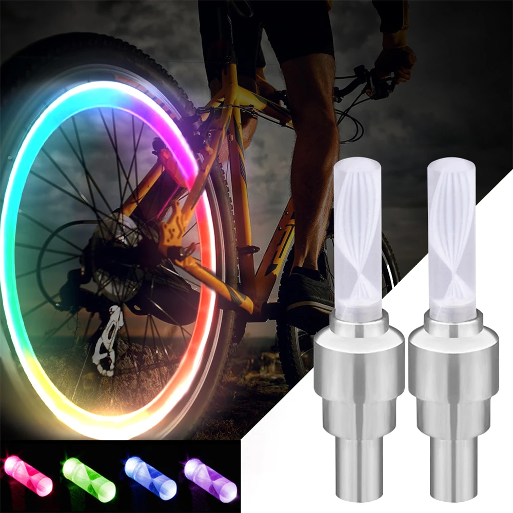 

Bicycle Valve Light Bike Light Motion Sensor LED Light With Battery Motorcycle Car MTB Tyre Tire Valve Light Bicycle Accessories