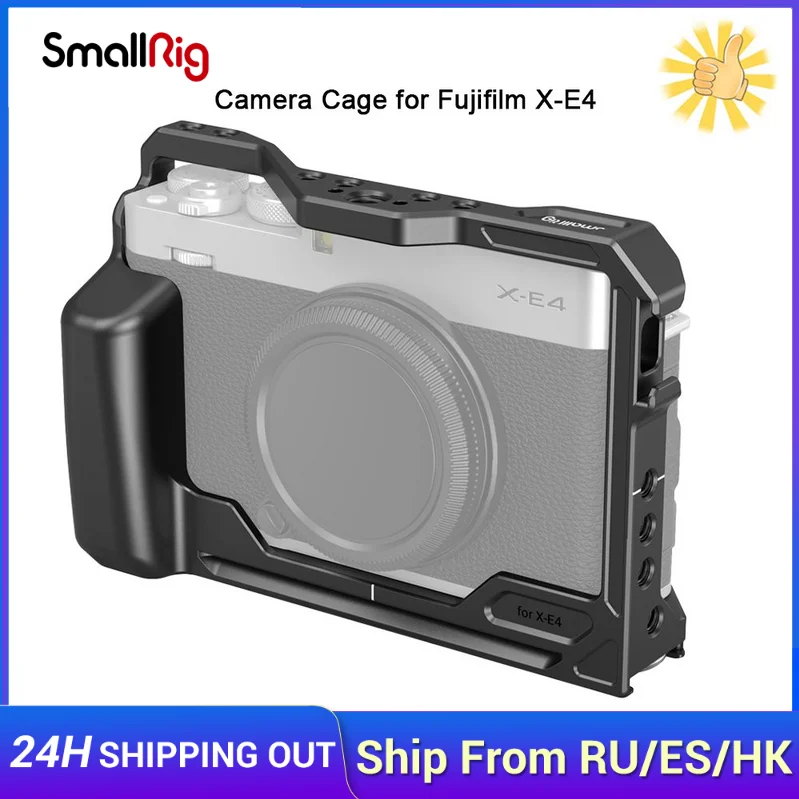 

SmallRig X-E4 Camera Cage for Fujifilm X-E4 Camera Full Cage for Fujifilm X-E4 with 1/4”-20 Threaded Holes Fujifilm Cage 3230