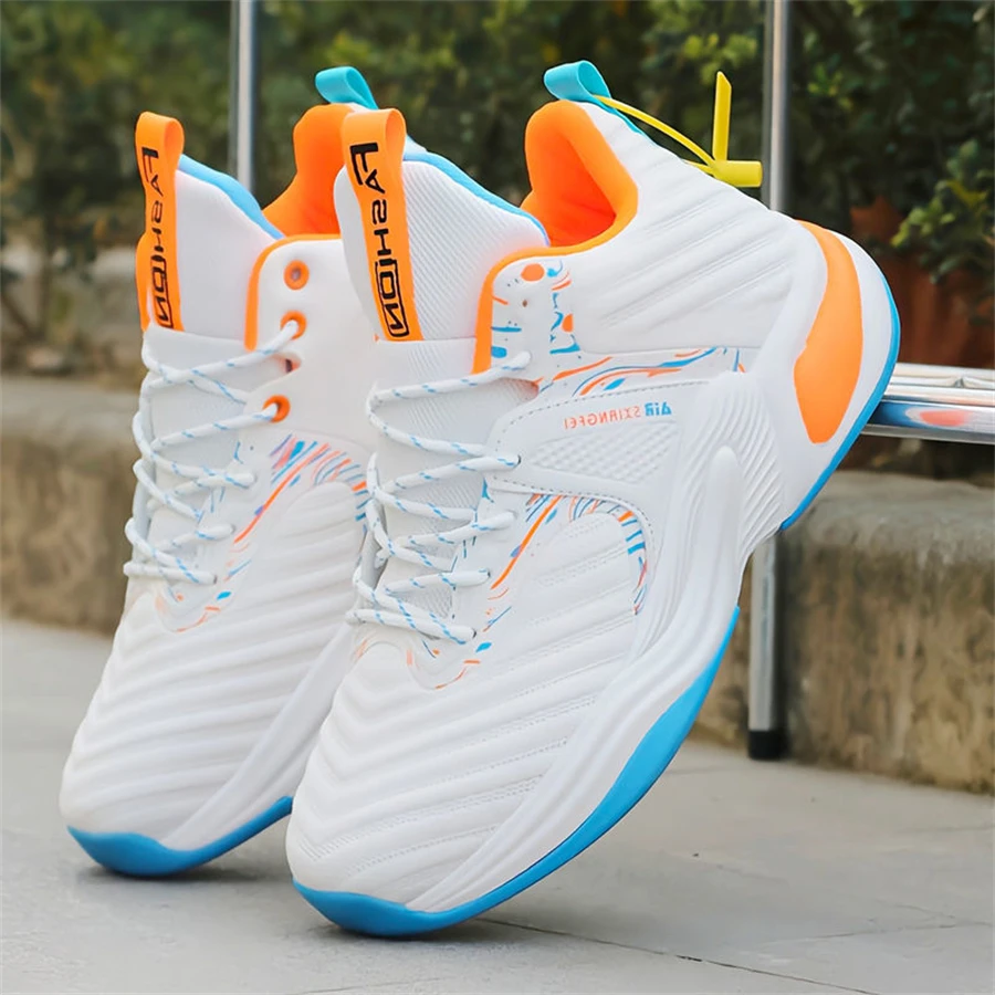New Men's Basketball Shoes Mesh Breathable Cushioning Non-Slip Sports Shoes Gym Training Athletic Basketball Sneakers