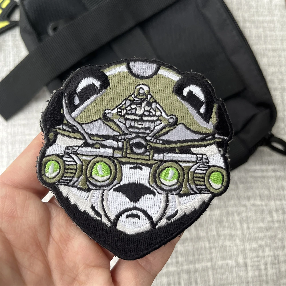 Значок смерти от вершины черепа нашивки для боевого духа вышивка искусственное