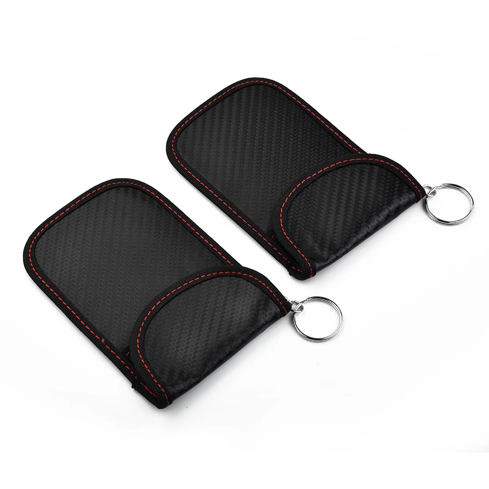

High Quality New Signal Blocker Box Keyless PU Leather Security With PU Pouch Anti Theft For Mazda Car Key Fob