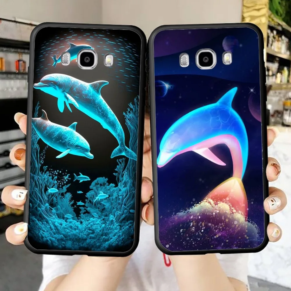 

Dolphin Cute Phone Case For Samsung J 7 Plus 7core J7 Neo J6 Plus Prime J6 J4 J5 Mobile Cover