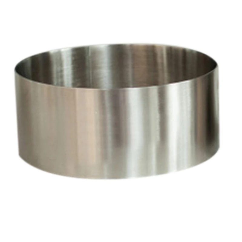 

Кольцо для торта из нержавеющей стали, многоразовый инструмент для выпечки своими руками, круглый кухонный гаджет для мусса, форма для выпе...