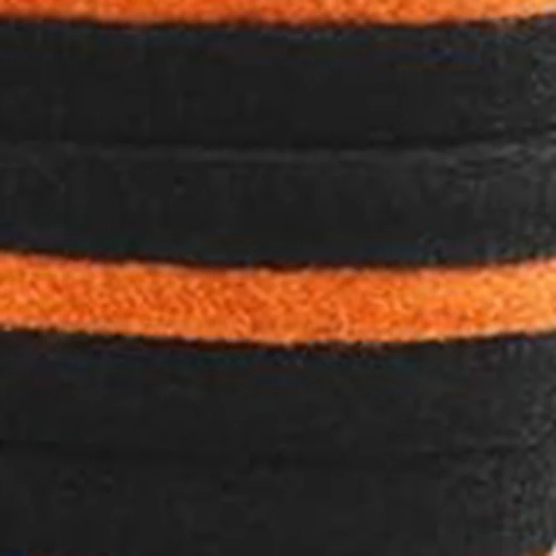 10 шт. полка для барабана черно-оранжевая двухцветная подкладка волос набор