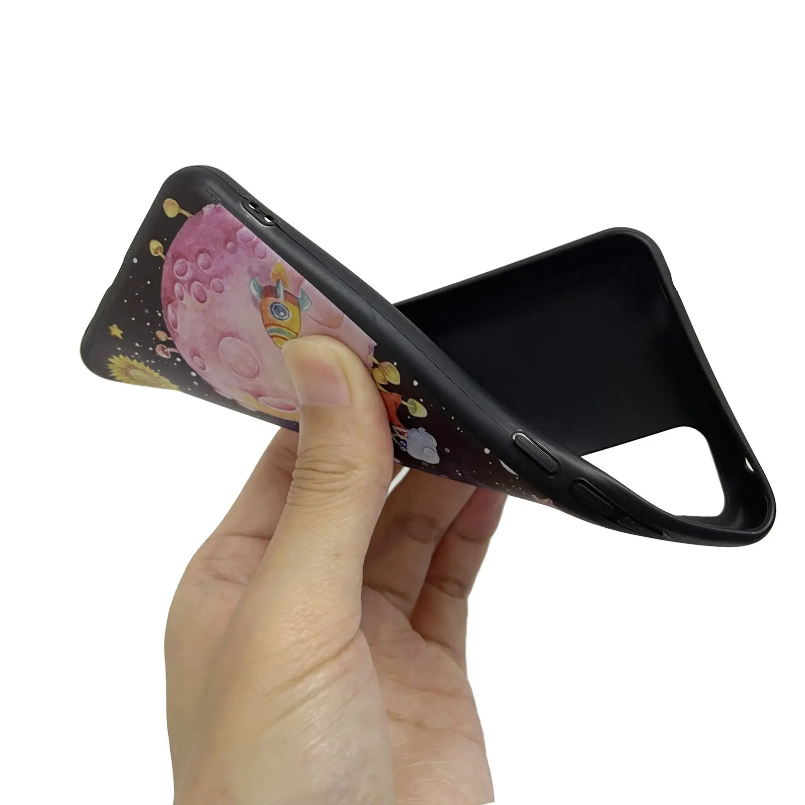 Ультратонкий силиконовый резиновый ТПУ чехол для TCL 40 SE/TCL XL