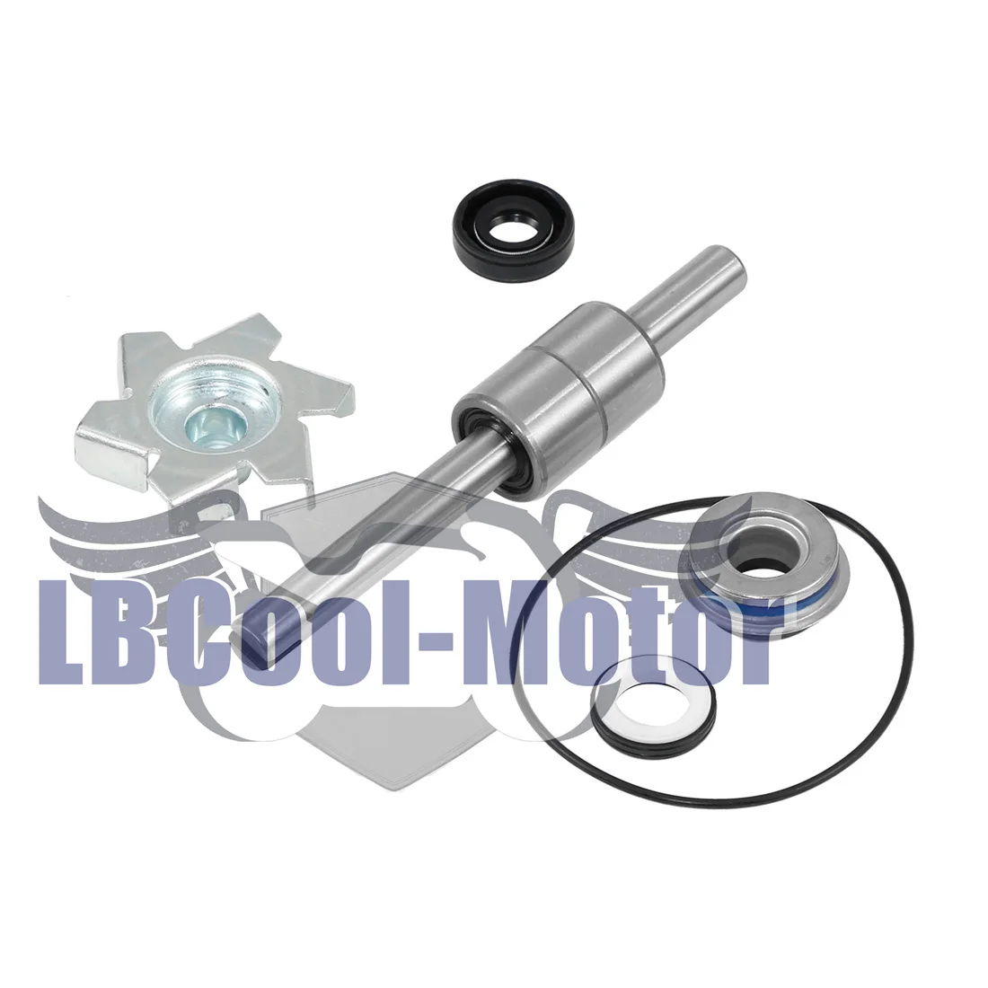 Ремонтный комплект водяного насоса для мотоцикла Honda VFR800 2002-2009 2003 2004 2005 2006 2007 2008 19200-MCW-000, набор уплотнительных прокладок и О-рингов. (art.: 3920dcfe79370) - 3920dcfe79370