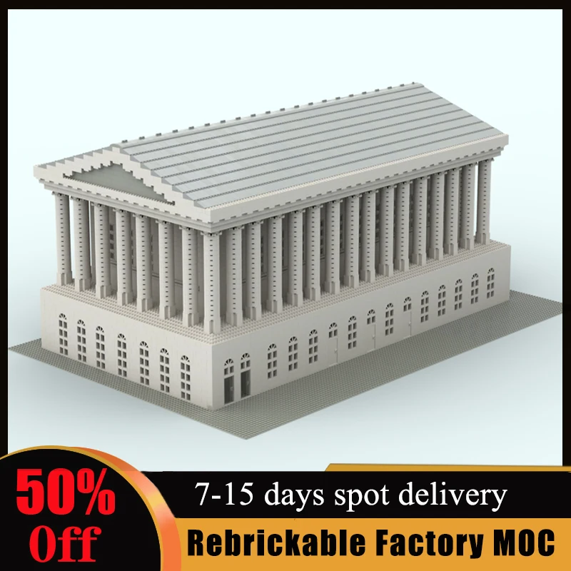 

18625PCS Customized MOC Modular Birmingham Town Hall Street View Model Building Blocks Bricks Kids Birthday Toys Christmas Gifts