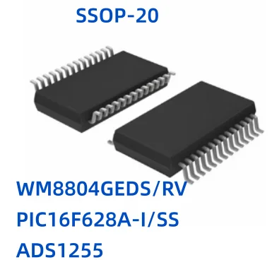 10 шт./партия WM8804GEDS/RV WM8804GEDS WM8804G WM8804 PIC16F628A-I/SS PIC16F628A ADS1255 S1255 SSOP-20