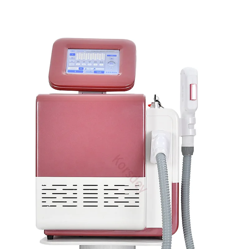 KORSDEY Portable OPT IPL DPL Laser Diode Hair Removal Machine with 3 Filters 640nm 532nm 480nm Skin Rejuvenation Acne Treatment