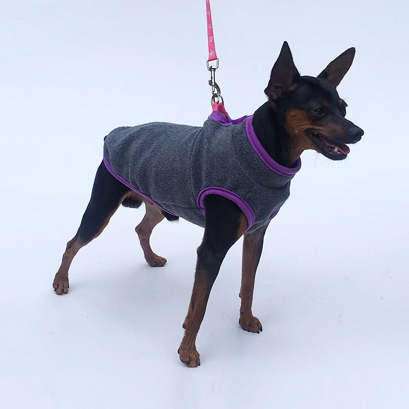 

Dog T-shirt Dog Accessories Pet Dog Clothes For Small Medium Dogs Cat Vest Warmth Thick Sweater Fleece Lightweight Pet Items