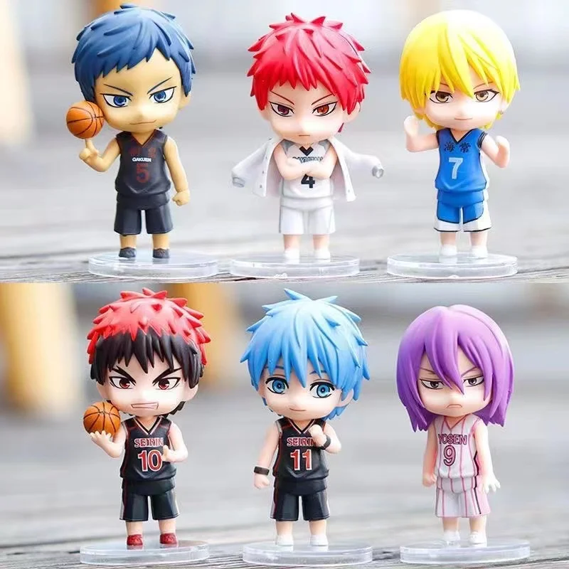 S Kuroko Tetsuya Kagami Taiga Statue Pvc Model Basketball Team Collection Kid Toy