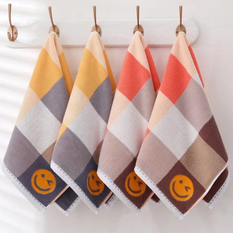 

Good 100% Cotton Thickened FaceTowel Increases Water Absorption Adult Hand Towel Beautiful Soft Towel for Lover Travel Bath