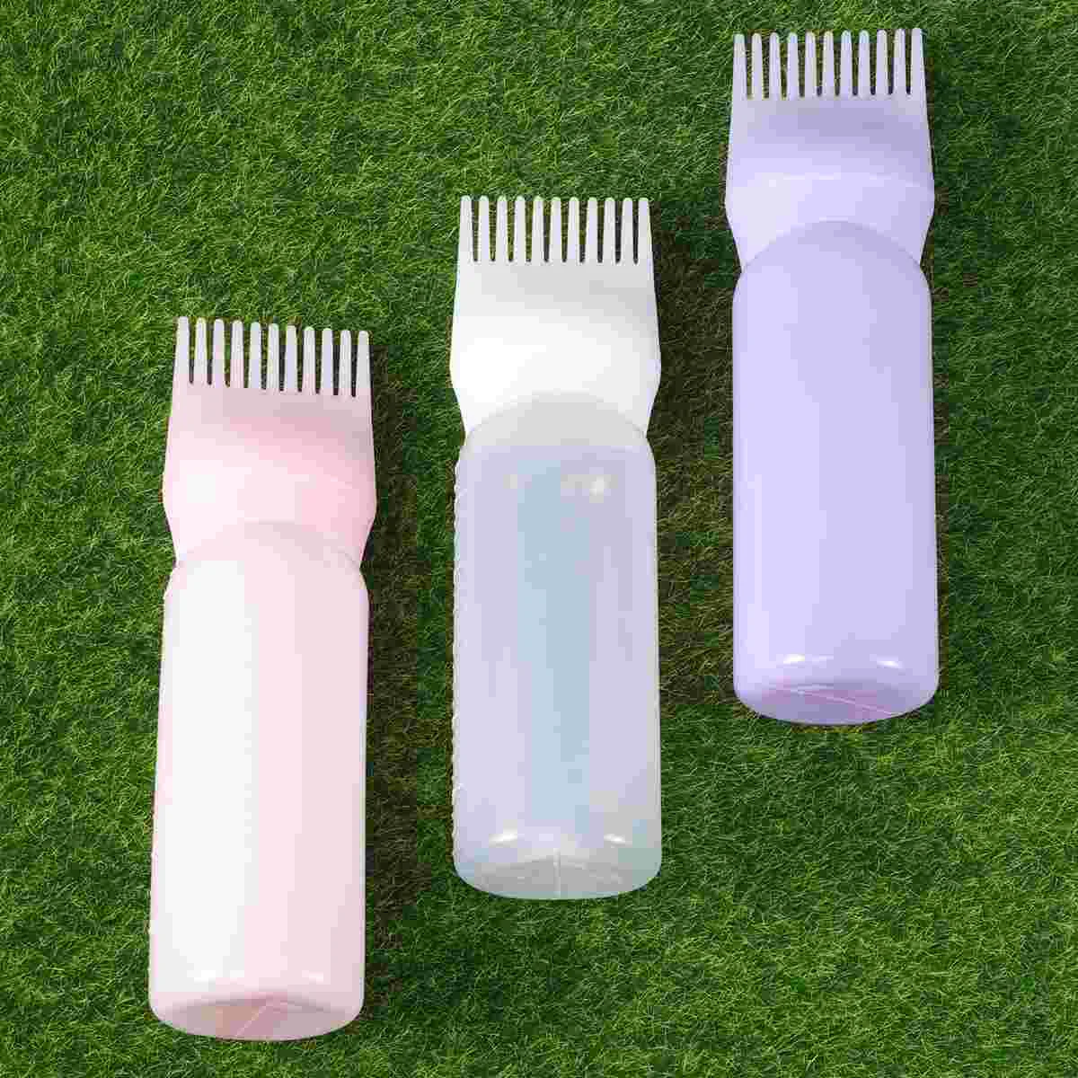 

3pcs Style Applicator Hair Dye Bottle With Comb Hair Dye Bottle Applicator Hair Color Applicator Bottles Hair Bottle Applicator