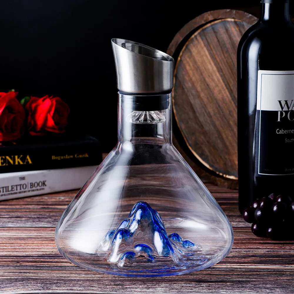 

Household Iceberg Wine Decanter Luxury High-grade Wine Volume Decanter Dinner Crystal Glass Art Fast Wine Pot