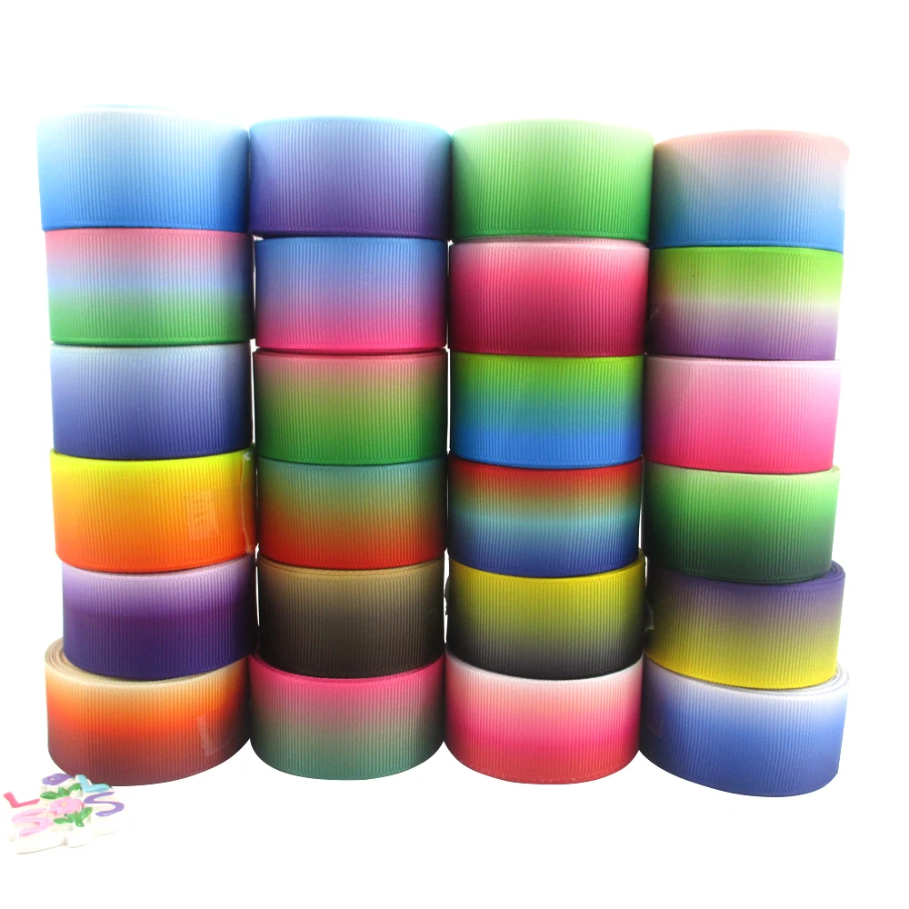 

40Yards 25mm Solid Color Grosgrain Ribbon Set DIY Bow Craft For Wedding Party Decoration Box Gift Wrapping Supplies,1Yc38484