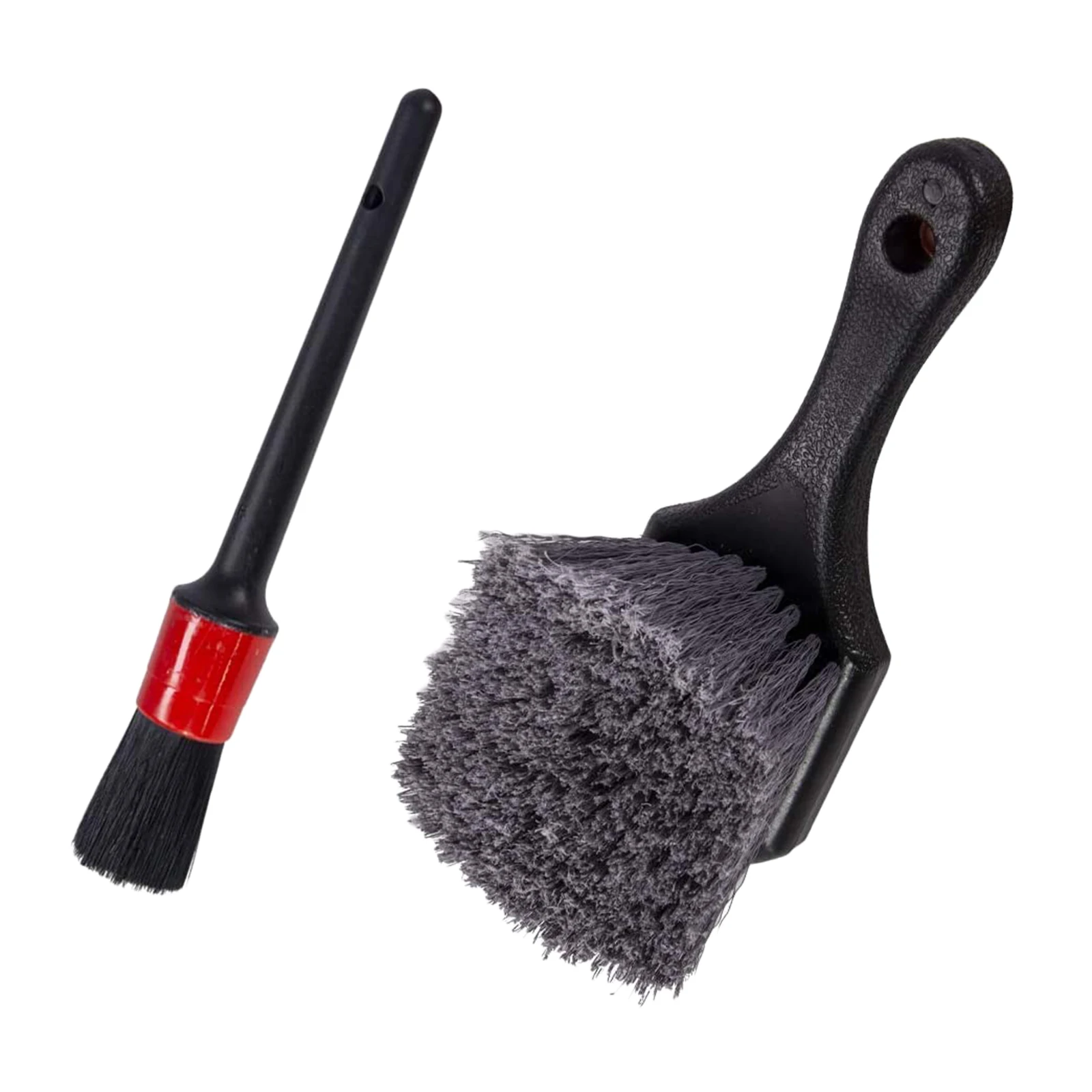 

2Pieces Multi-Purpose Car Detailing Brush Kit Auto for Clean Brush Set Tool