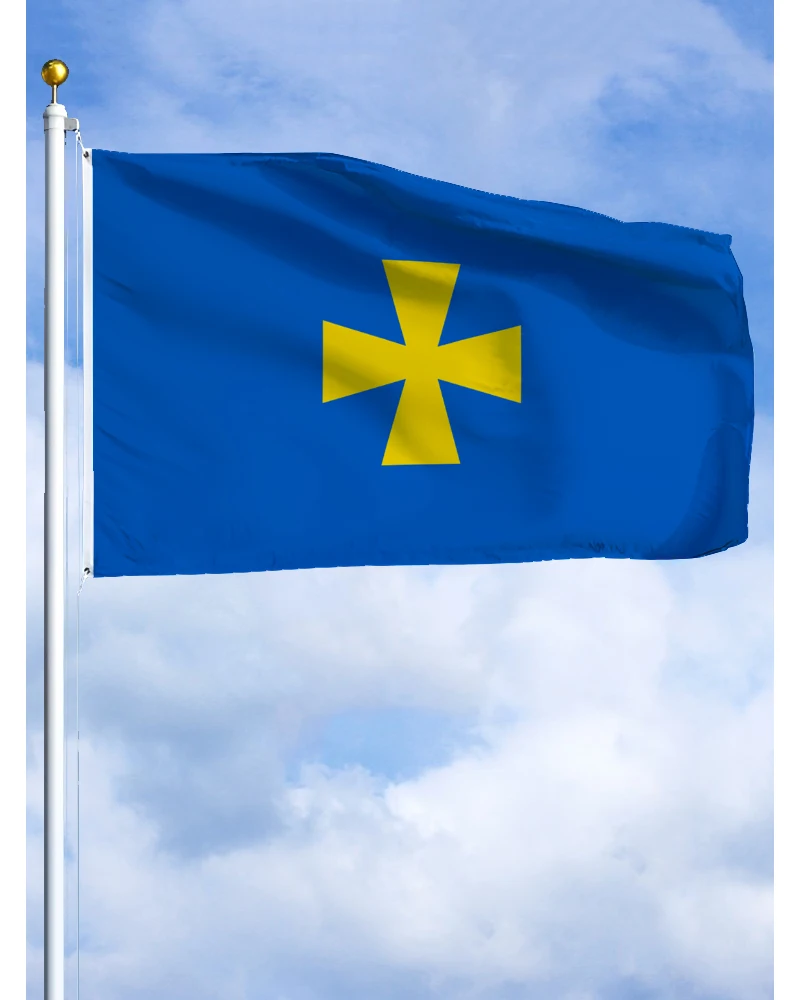 2 × 3 фута 3x5 футов 4 6 Полтая сплюснутая эмблема флаг полиэстер печатный баннер