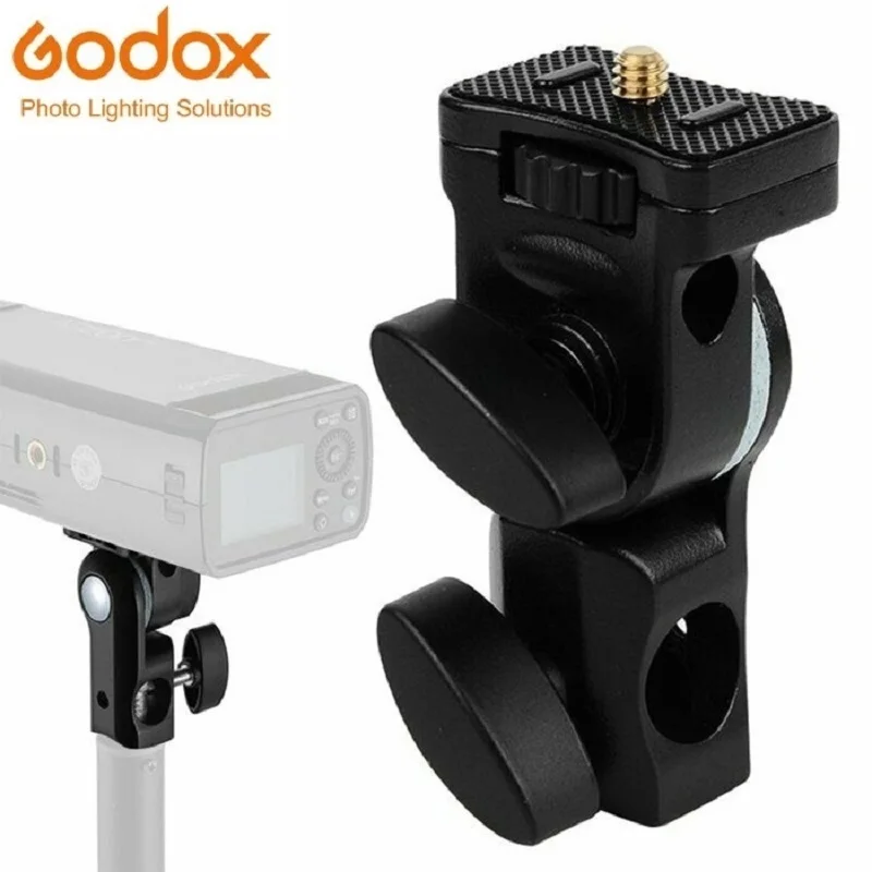 Фото Металлический держатель Godox AD-E2 E с винтом 1/4 для вспышки Speedlite Godox AD100Pro AD200PRO AD300PRO №1