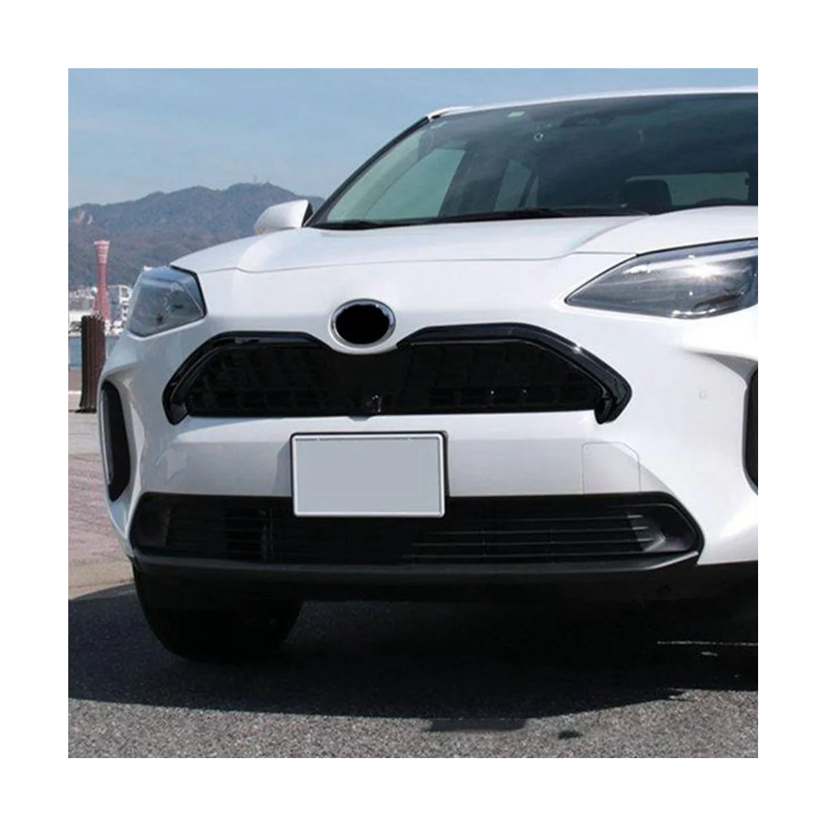 Для Toyota Yaris Cross 2020 2021 крышка переднего капота автомобиля гриль для губ молдинговая