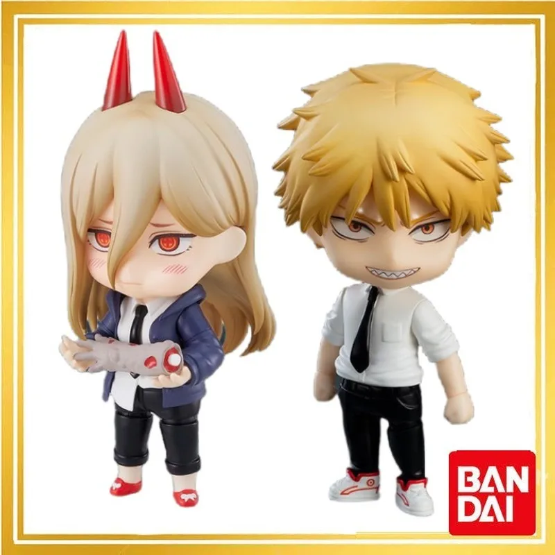 

10cm Chainsaw Man Anime Figure Denji Power PVC Kawaii Action Figurine Chainsawman Pochita Model Doll Car Ornament Decor Toy