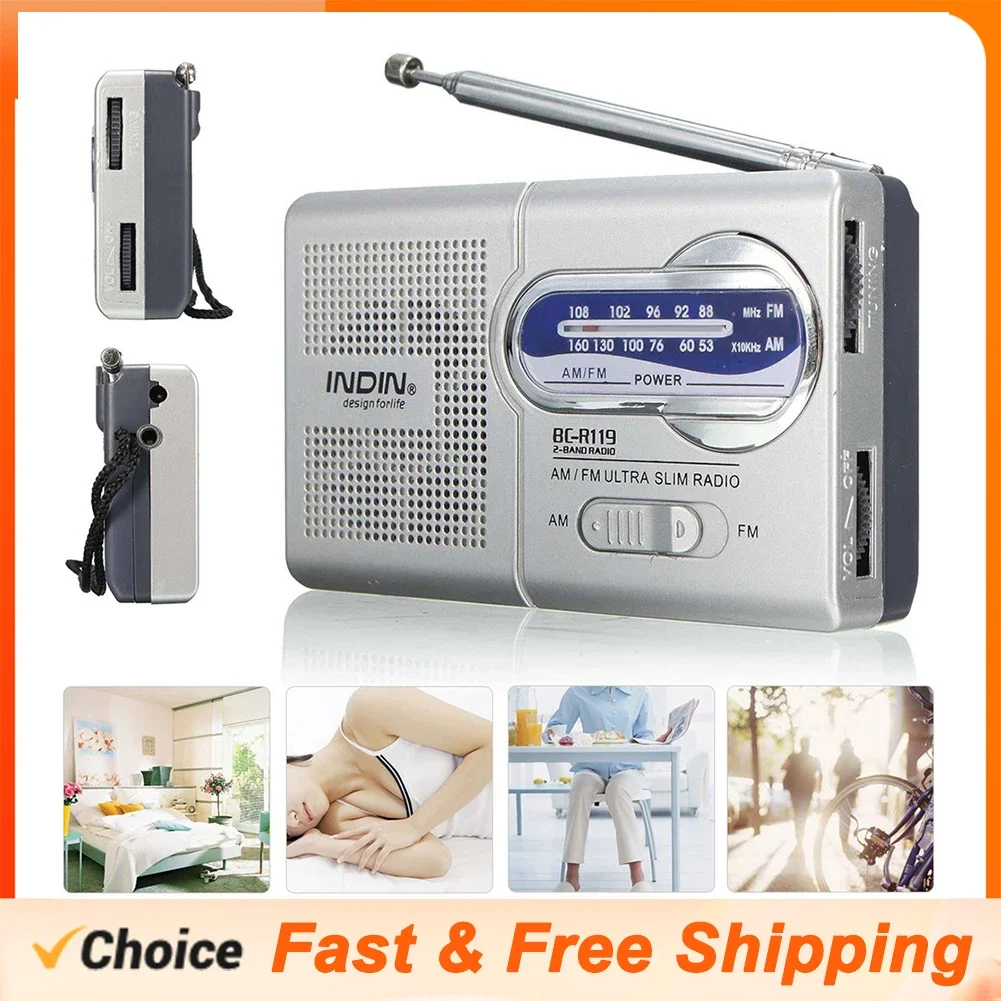 Стандартное радио портативное с лучшим приемом длительное время работы при