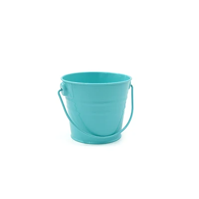 Высокое небольшое металлическое ведро 3 54 дюйма цвета на выбор