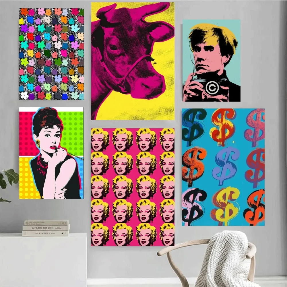 Художественный постер Andy Warhol для дома и офиса настенный спальни гостиной кухни