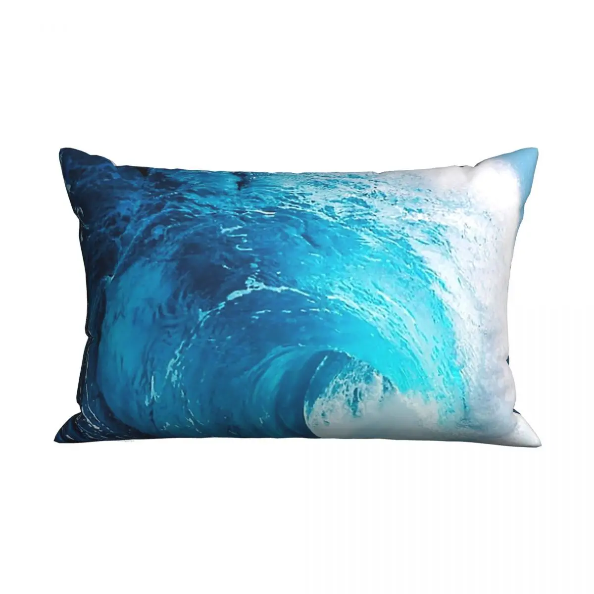 

Синий океан волны подушка чехол искусственная Подушка подарок Подушка Чехол для дома двусторонняя печать