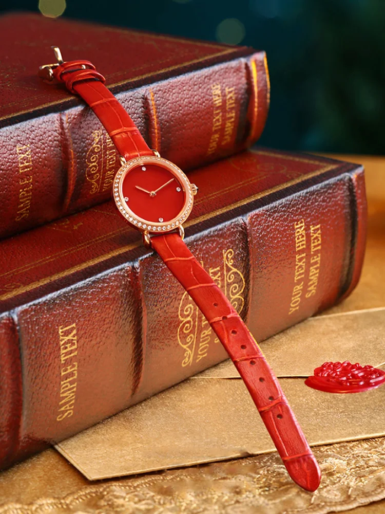 Часы женские с кожаным ремешком 6 8 10 мм зеленые C-k A-r-m-a-n-i Fossil L-o-n-g-i-n-e-s.