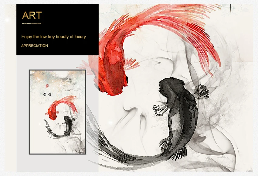 Картина на холсте плакат для гостиной без рамки новые китайские чернила цветы