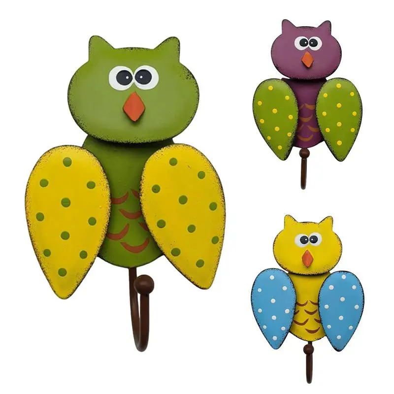 

Owl Wall Hooks For Hangings Heavy Duty And Rustproof Solid And Safe Use For Wall Mount Heavy Duty Owl Shape Nursery Room
