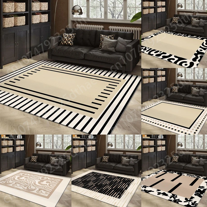 

Geometric Simple Carpet Home Hallway Entrance Doormat Rugs for Bedroom Decoration Balcony Kitchen Bathroom Washroom Floor Mat