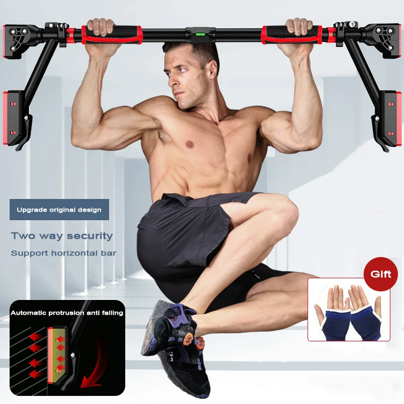 Popular Triangle Support Wall Horizontal Bar Indoor Pull-up Horizontal Bar Punching Free Fitness Pull Up Bar