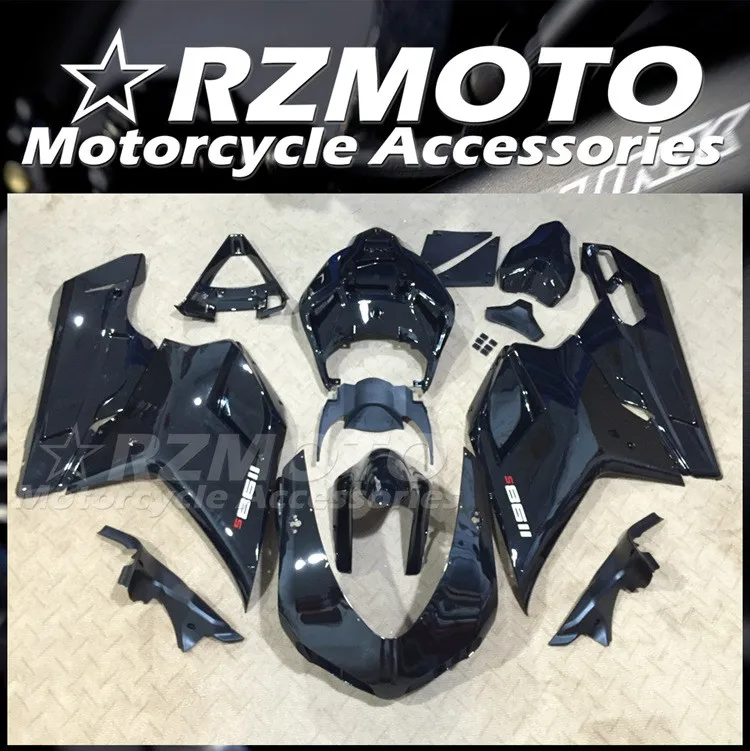 

Обтекатели для мотоцикла из АБС-пластика, подходят для DUCATI 848, 1098, 1198, 2007, 2008, 2009, 2010, 2011, 2012, черные глянцевые обтекатели