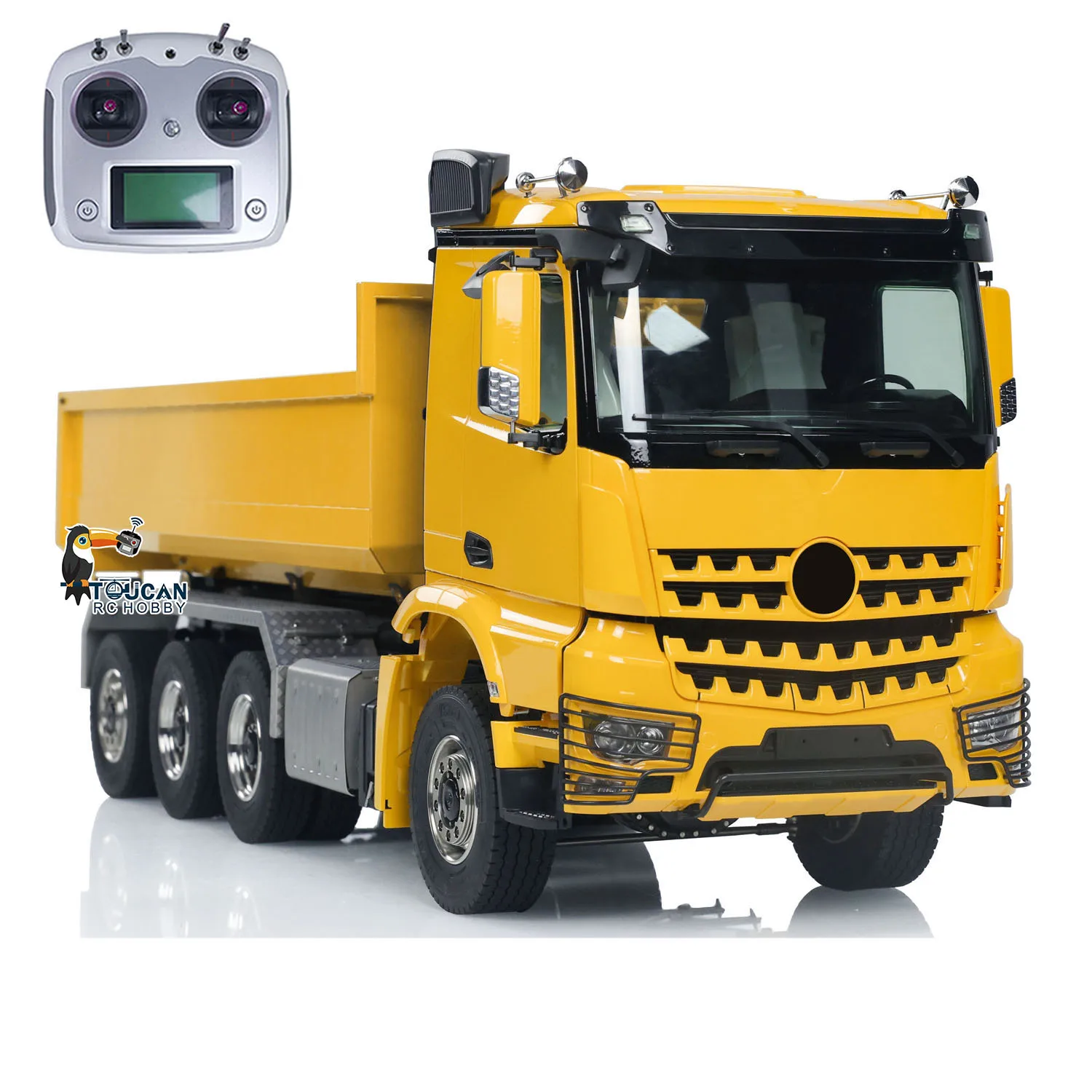 Игрушка 1/14 Металлический 8x8 RC Гидравлический самосвал с полным управляемый