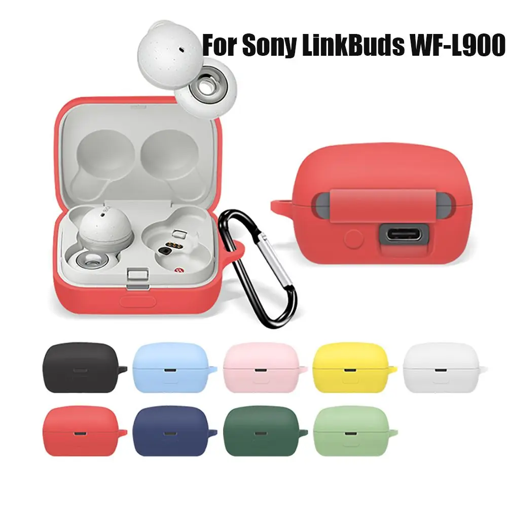 

Silicone Earphone Case Protector For Sony Link Buds WF L900 Earphone Cover For Sony LinkBuds WF L900 Funda charging box case