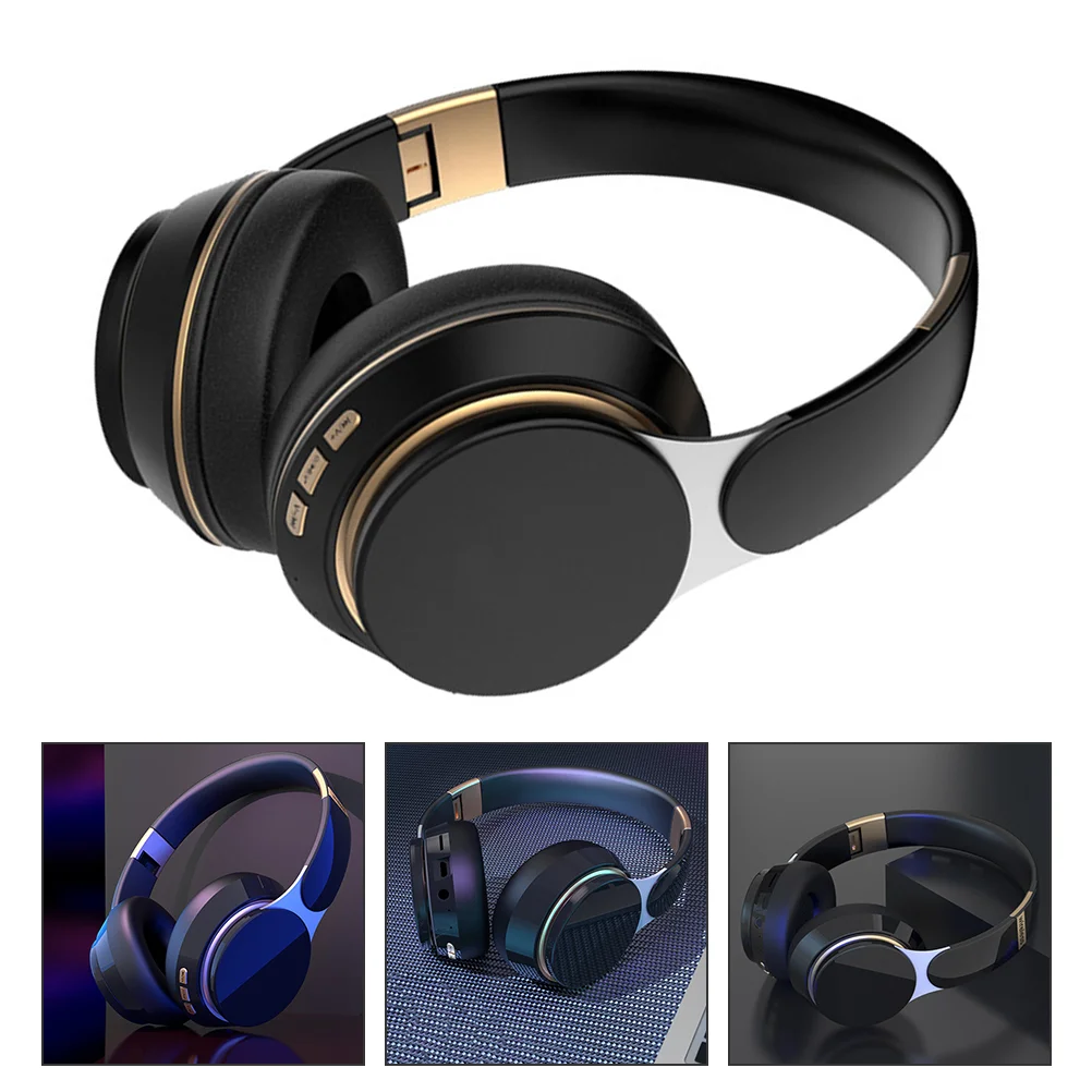 

Headset Headphone Over Ear Gaming Folding Foldable Adjustable Comfortable Pc Headphones Stereo Sound Isolation