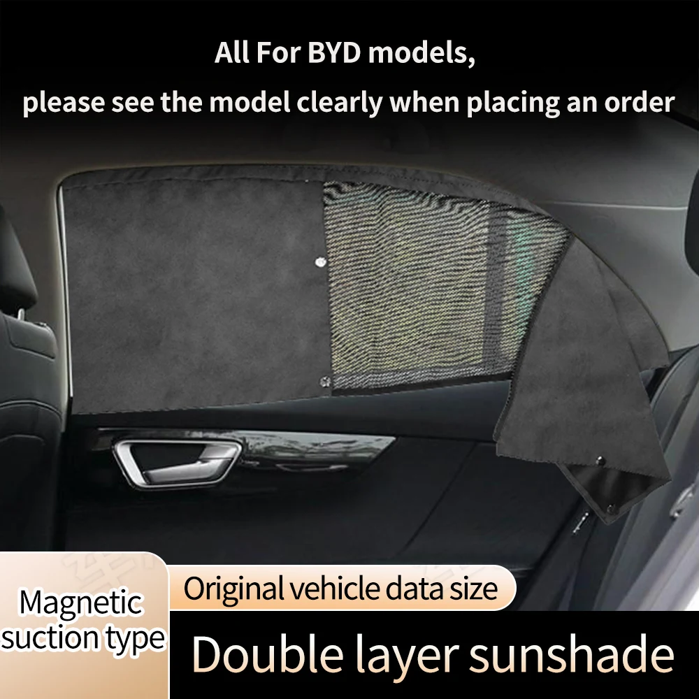 

Full size car curtains For BYD F3 F6 G6 L3 M6 S6 S7 G5 E5 E2 E3 Dolphin SEAL HAN QIN Pro Plus Song DM MAX PLUS PRO