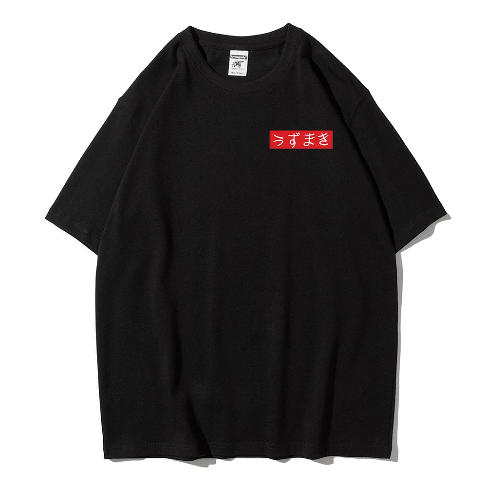 

White Japanese Text On Red Background Print men T-Shirts Sport Street T Shirts hip Hop Casual Tee Harajuku Soft Cotton T-Shirt