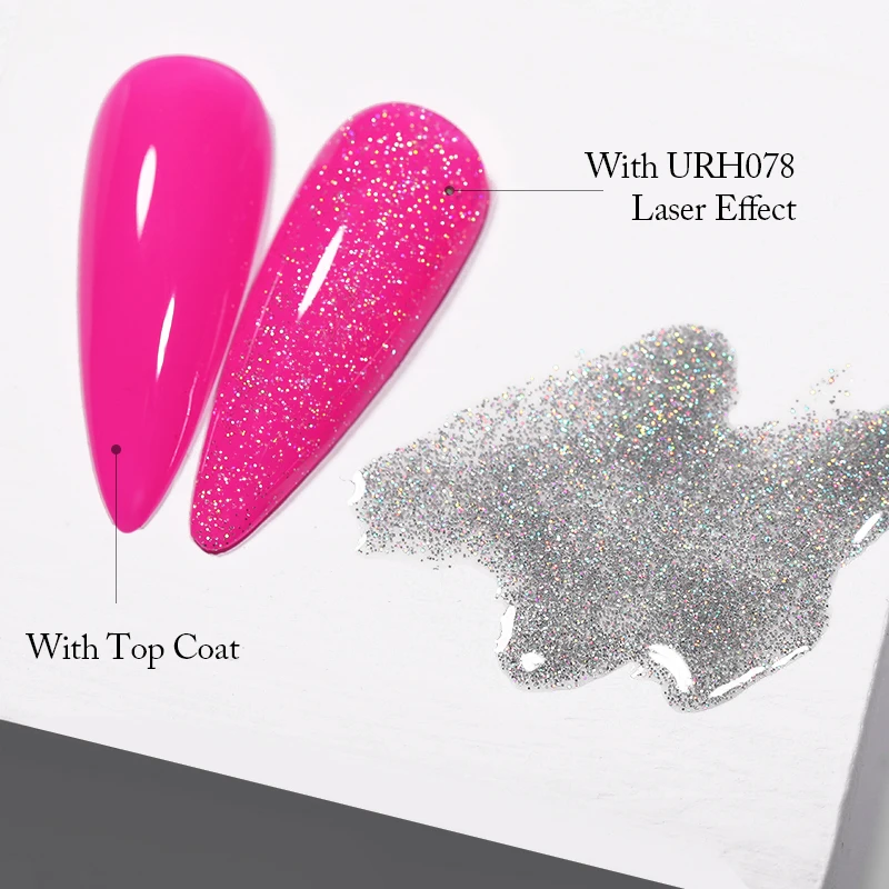 UR SUGAR 7 мл 6 шт. лазерный эффект гель для ногтей голографический лак набор