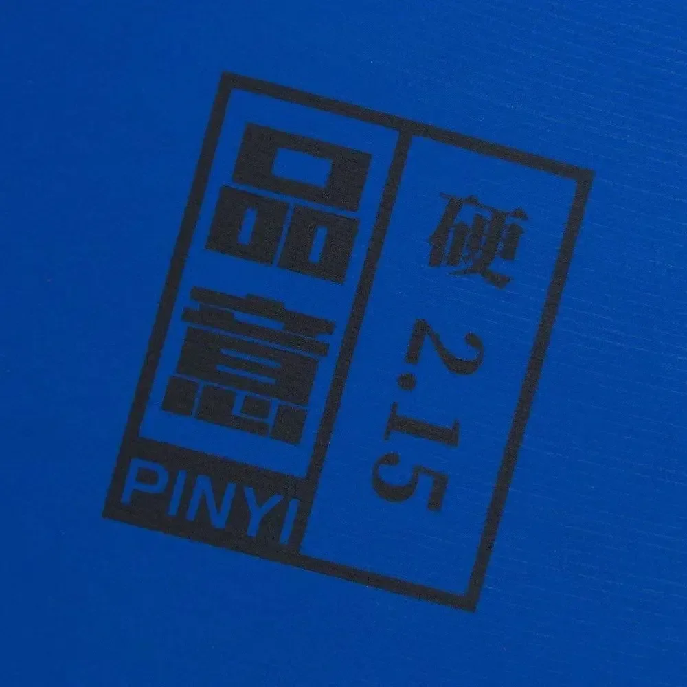 Фото Накладка для настольного тенниса PINYI Cui Feng / ZhenHai Blue Sponge: высокоплотная, вязкая, без клея, с клейким слоем, разработанная для форхенда. №5