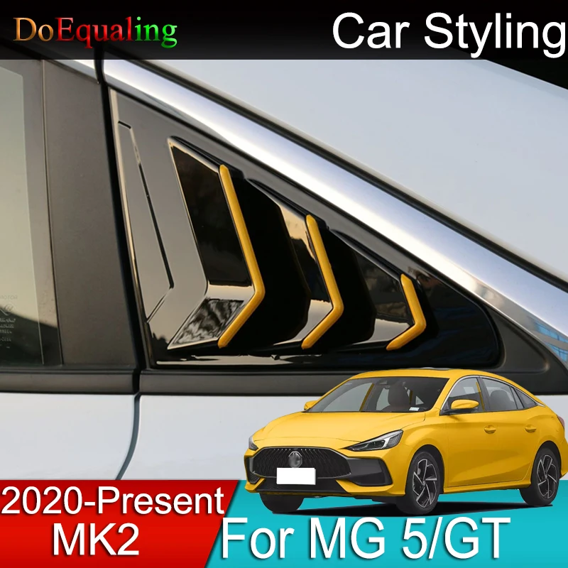 

For MG 5 MG5 MGGT GT 2nd 2022 2021 2020 Rear Triangular Blinds Modified Window Air Outlet Body Exterior Car Interior Accesorios