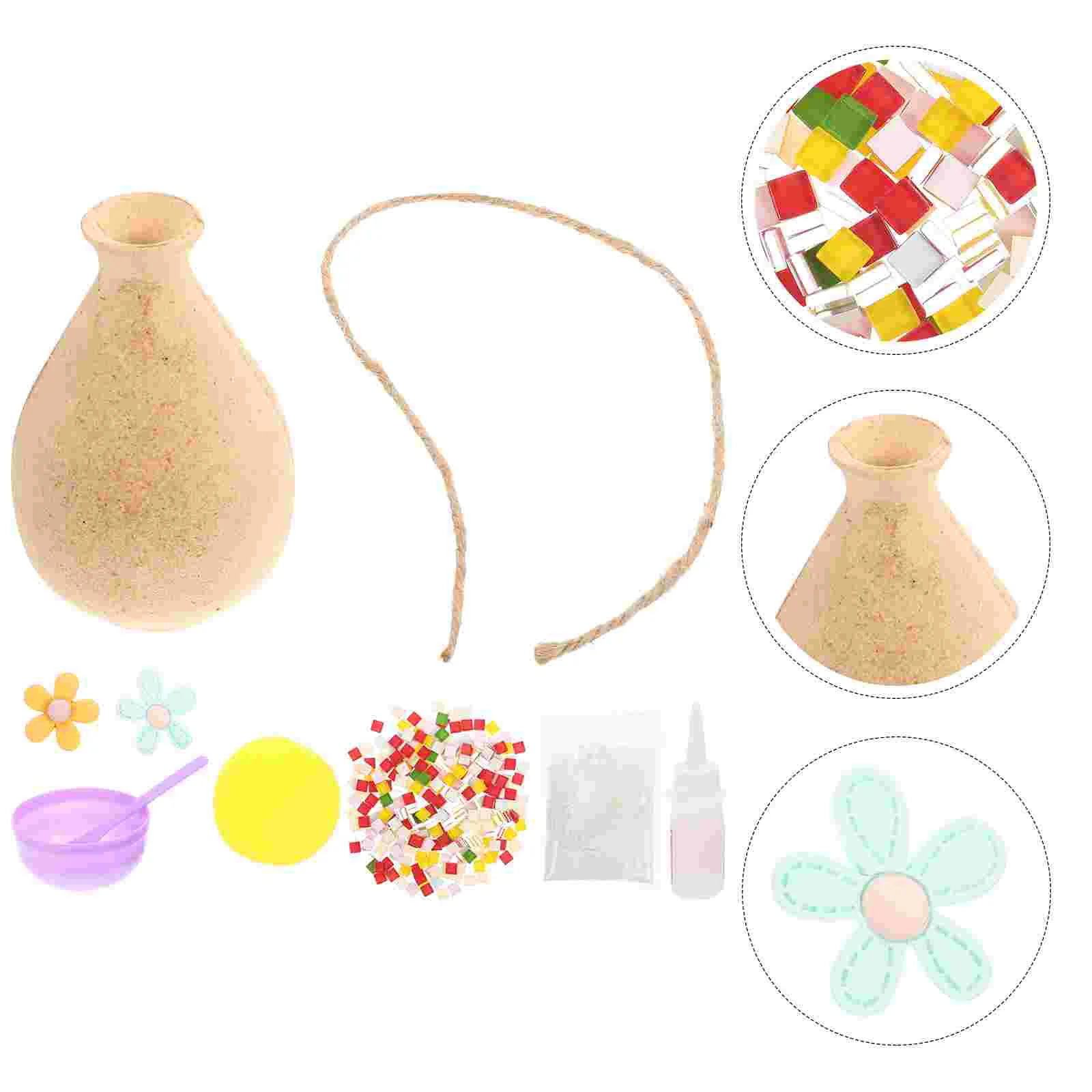 

Mosaic Crafts Diyvasepieces Tiles Hexagon Kits Craft Kids Classic Andflowerkit Tile