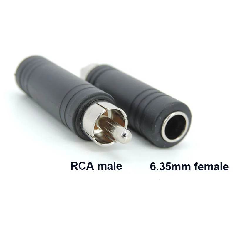 Штекер RCA на 3 5 мм 6 35 гнездо 3-полюсный стерео гнездовой кабель-разъем Адаптер