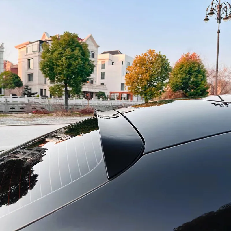 Фото Для Mercedes Benz E-Class W214 E260 E300 черный карбоновый спойлер на заднее лобовое стекло автомобиля крылья внешние тюнинговые аксессуары часть №3