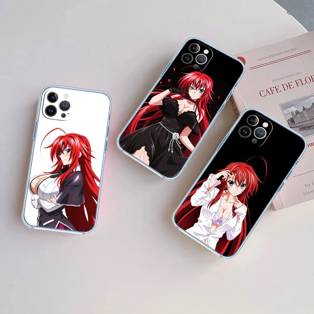 Фото Прозрачный мягкий чехол VY79 Rias Gremory для Motorola Moto Edge 20 30 40 50 S30 Fusion Ultra Pro Neo Lite + G200 G23 №4