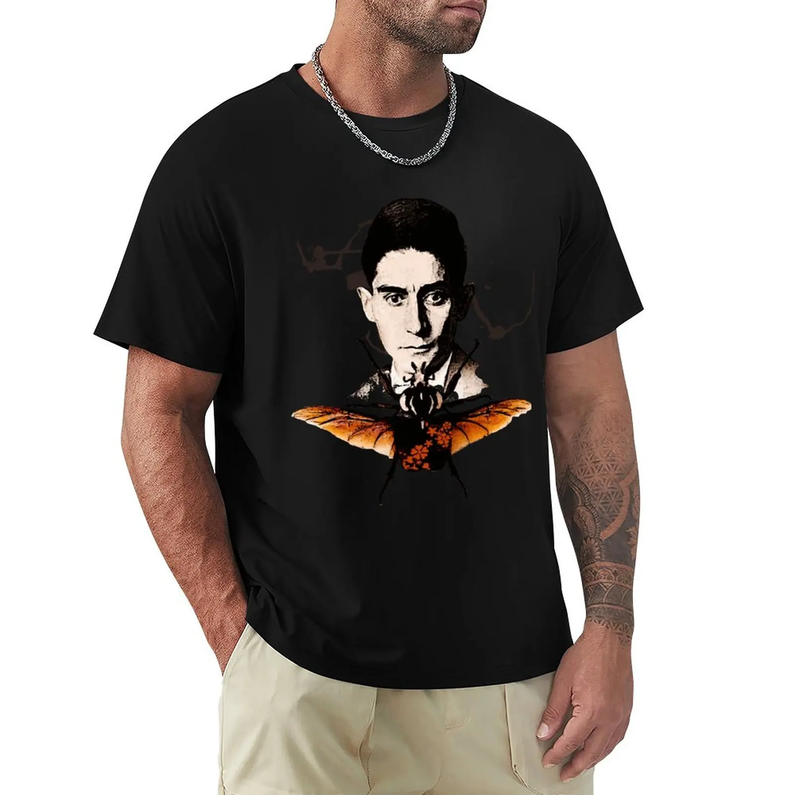 

Franz Kafka Morbid The Metamorphosis T Shirts Men Women Cotton Leisure T-Shirts O Neck Tees Short Sleeve Clothing Birthday Gift