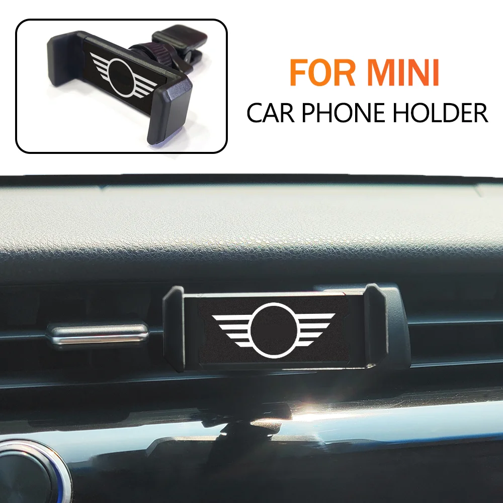 

For MINI Car Cellphone Holder Support Car GPS 360 Degree Mobile Air Vent Mount Car Phone Holder Interior Auto Accessories