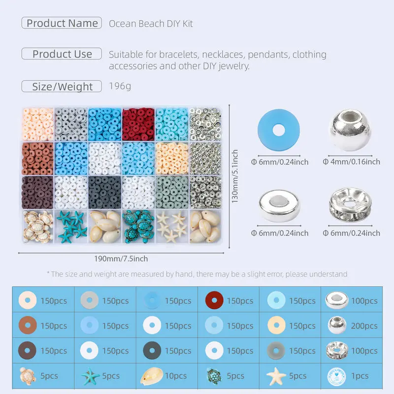 2000 шт. Детский Набор для изготовления браслетов из полимерной глины