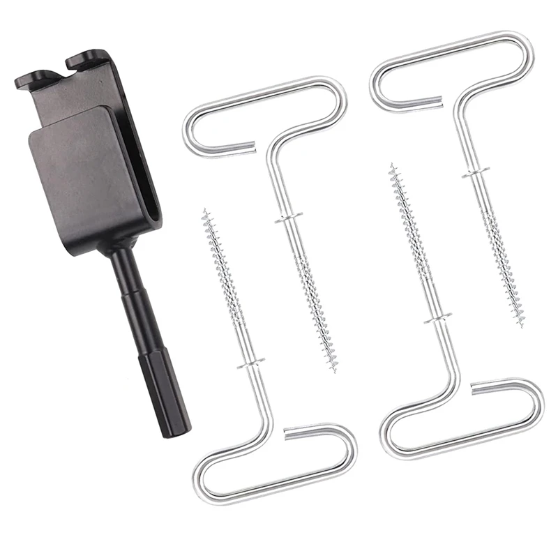 

Universal Ice Anchor Kit, Ice Fishing Shelter Anchor Tool For Ice Insert Sewing, Ice Shelter Tent Fixer Accessory